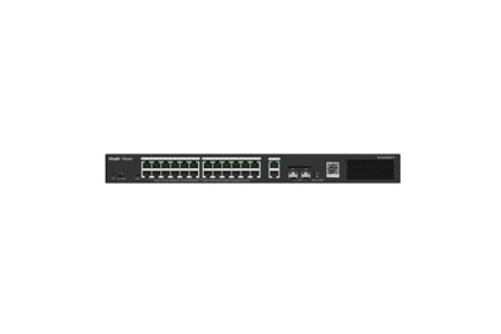 RUIJIE 24port 370w FULL PoE RG-ES228GS-P GIGABIT 2-FSP 2-Uplink Yönetilebilir Switch