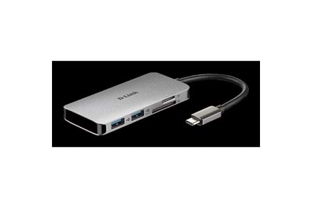 D-LINK DUB-C106 0.15metre TYPE-C - HDMI_USB 3.0 Çevirici Adaptör 4K-60Hz/100W