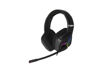 LENOVO LECOO HT406 Stereo USB 3.5mm Jack RGB Led Aydınlatma Siyah Gaming Mikrofonlu Kulaklık