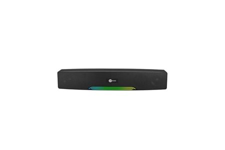 LENOVO LECOO DS109 Stereo Bluetooth AUX-TF/USB Siyah 10w RMS Soundbar Speaker RGB Ledli