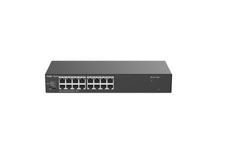 RUIJIE 16port REYEE RG-ES116G-L GIGABIT Yönetilemez Switch Çelik Kasa