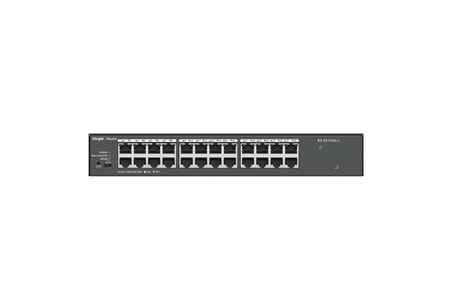 RUIJIE 24port REYEE RG-ES124G-L GIGABIT Yönetilemez Switch Çelik Kasa