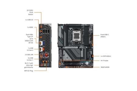 GIGABYTE X870 GAMING X WIFI-7 DDR5 HDMI DP PCIe 16X v5.0 AM5 ATX