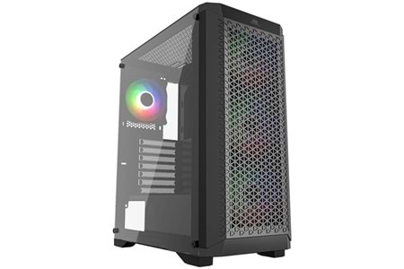 POWERBOOST 600W 80+ PB-PS5847B Gaming Mid-Tower PC Kasası