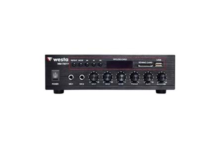 WESTA WM-750FM 80W FM Radyolu Mixer Amfi
