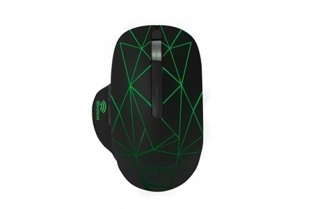 INCA IWM-051T Kablosuz Led Aydınlatmalı Sessiz Şarjlı 1600dpi Gaming Optic Siyah Mouse
