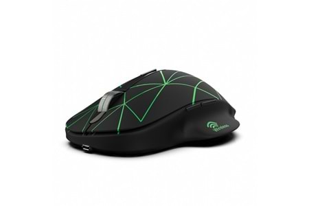 INCA IWM-051T Kablosuz Led Aydınlatmalı Sessiz Şarjlı 1600dpi Gaming Optic Siyah Mouse