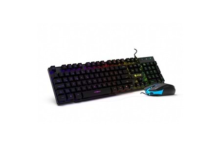 INCA IKG-448 USB Q Trk RGB Led Aydınlatmalı Mekanik Hisli Siyah Gaming Klavye - Mouse Set