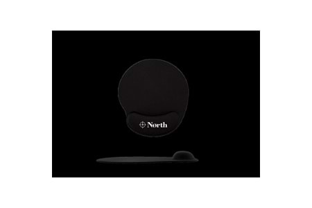 NORTH AirFly Premium Quality Bilek Destekli Siyah Gaming Mouse Pad