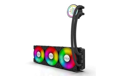 INCA 360mm ISS-03XN ARGB Sıvı Soğutmalı AM5-1700p İşlemci Fanı