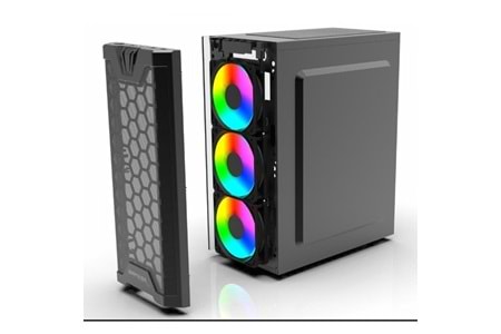 INCA EMG-15XB Gaming Mid-Tower PC Kasası ARGB Kontrolcü