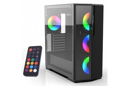 INCA EMG-17XN Gaming Mid-Tower PC Kasası ARGB Kontrolcü