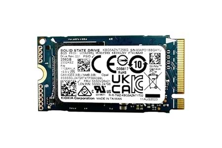 KIOXIA 1TB KBG5AZNT1T02 3500- 2900MB/s M2 NVME GEN3 Disk (2242 FORM FACTOR)