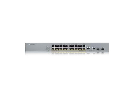 ZyXEL 24port 375w FULL PoE GS1350-26HP GIGABIT 2X SFP Yönetilebilir Switch