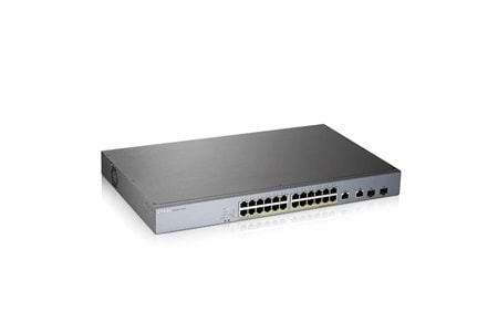 ZyXEL 24port 375w FULL PoE GS1350-26HP GIGABIT 2X SFP Yönetilebilir Switch