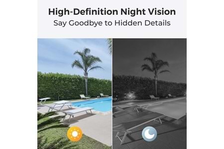 REOLINK 5MP DOME 2.8MM P324 IP Güvenlik Kamerası PoE IP67, Renkli