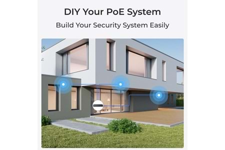 REOLINK 8MP DOME 2.8MM P334 IP Güvenlik Kamerası PoE IP67, Renkli