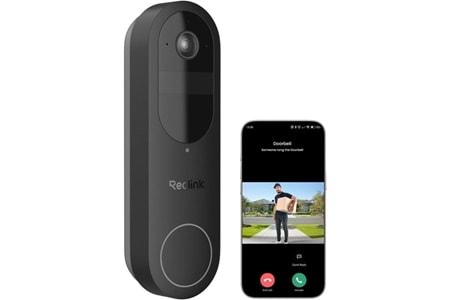 REOLINK 4MP WIFI Dorbell Bataryalı Kapı Zili PoE