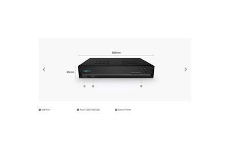 REOLING 16kanal NVS16-410 PoE NVR Kayıt Cihazı (4TB Disk Dahil)