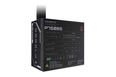 GIGABYTE 750W 80+ BRONZE GP-P750BS 12cm Fanlı APFC Power Supply