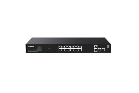 TENDA 16port 250w FULL PoE TEG2220P-16-250W GIGABIT 2X SFP CLOUD YÖNETİLEBİLİR Switch