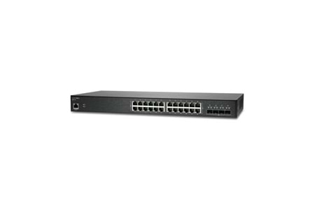 SONICWALL 24port 410W FULL PoE 02-SSC-8377 GIGABIT 4XSFP+ Yönetilebilir Switch RackMount