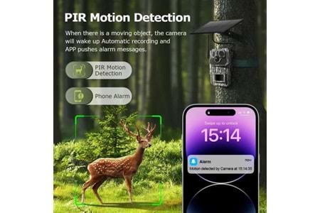 AVENIR 3MP SOLAR AV-S443H GPS BLACK LIGHT 4G FOTOKAPAN