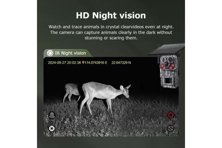 AVENIR 3MP SOLAR AV-S443H GPS BLACK LIGHT 4G FOTOKAPAN