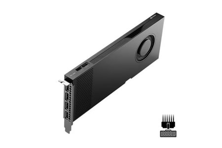 DELL RTX A4000 16GB CN-0HGP0F-FCSNV GDDR6 256bit 4X DP PCIe 16X v4.0