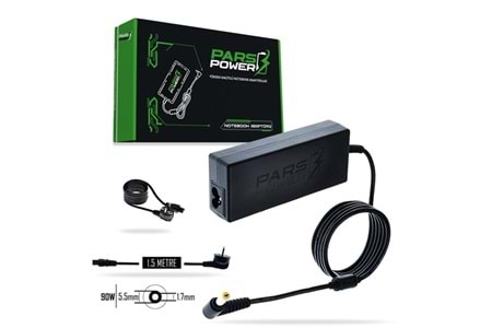 PARS POWER PRS-004 90W 19V 4.74A- 5.5*1.7MM Siyah ADAPTÖR