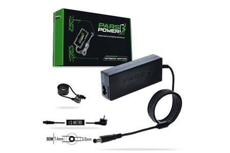 PARS POWER PRS-015 90W 19.5V 4.62A- 7.4*5.0MM Siyah ADAPTÖR