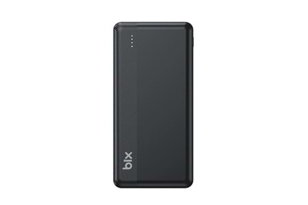 BİX 10000mAh BXPB108-BK 2x USB LED BİLDİRİMLİ Siyah POWERBANK