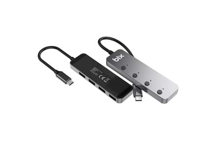 BİX BX20HB 4 port Type C USB Dönüştürücü