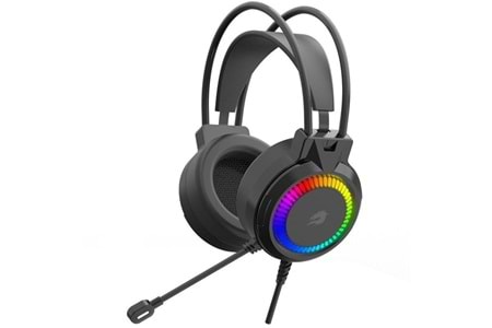 GameBooster HAMMER 7.1 Rainbow Siyah Gaming Kulaklık H02B