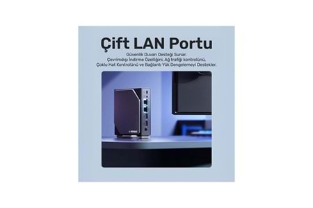 RAXIUS MOMENTUM ND-I15A002 N150- 8GB RAM 512GB NVME O/B UHD FDOS MINI PC Dual Ethernetli