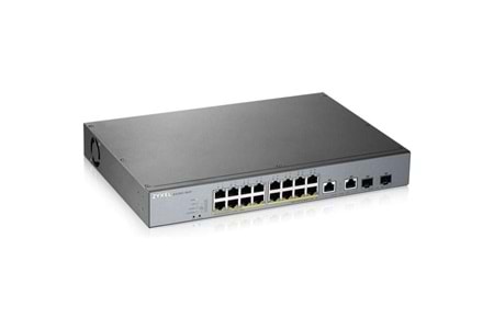 ZyXEL 16port PoE 250w GS1350-18HP GIGABIT 2X SFP Yönetilebilir Switch