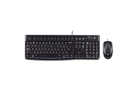 LOGITECH MK120 USB Q Trk Siyah Multimedya Klavye - Mouse Set 920-002560