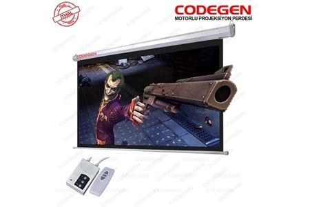 CODEGEN EX20 200x200 Motorlu Projeksiyon Perdesi