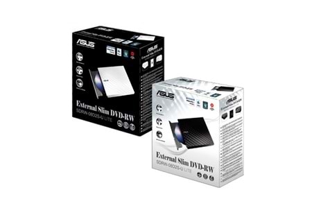 ASUS 8x SDRW-08D2S-U USB 2.0 Slim Harici DVD Yazıcı Siyah