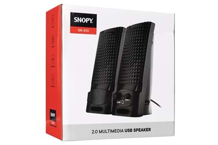 SNOPY SN-510 1+1 USB Siyah Hoparlör