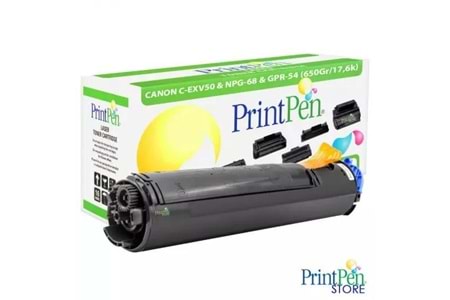 Prıntpen Canon C-Exv50 & Npg-68 & Gpr-54 (650Gr/17,6K)