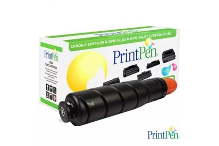 Prıntpen Canon C-Exv38,39 & Gpr-42,43 & Npg-56,57 (1390Gr/31K)
