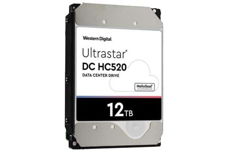 WD 12TB ULTRASTAR HC520 HUH721212ALE604 256MB 7200RPM ENTERPRISE NAS GÜVENLİK DİSKİ (DİSTİ GARANTİLİ)