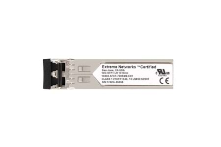 EXTREME NETWORK 10 Gigabit Ethernet Sfp+ Module 1310Nm Smf 10Km Link Lcconnector