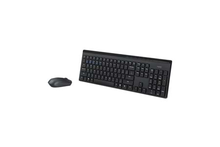 RAPOO 8110M 12482 KABLOSUZ KLAVYE MOUSE SET SİYAH