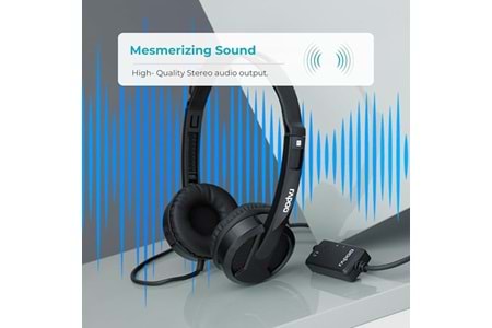 RAPOO H120 Stereo Kablosuz Mikrofonlu Kulaklık