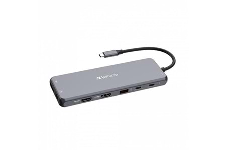VERBATIM CMH-13 USB-C Pro Çok Bağlantı Noktalı Dock