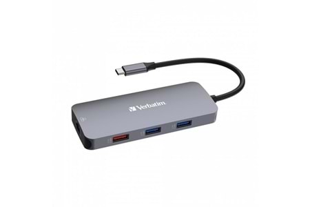 VERBATIM CMH-09 USB-C Pro 9 Bağlantı Noktalı Dock