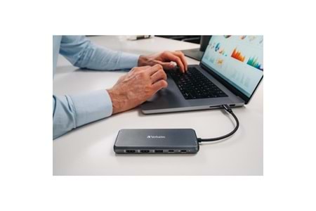 VERBATIM 14port CMH-14 USB-C Pro Çok Bağlantı Noktalı Dock