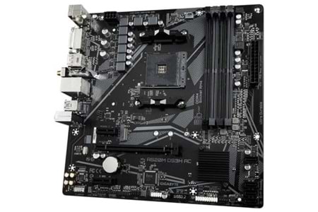 GIGABYTE A520 A520M-DS3H-AC WIFI DDR4 HDMI-DP-DVI PCIE 4.0 AM4 MATX